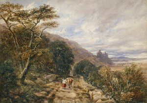 Country Track leading to Harlech Castle, 1842 by David Cox the elder