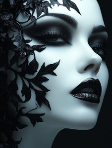 Dark Floral Beauty by David Drake