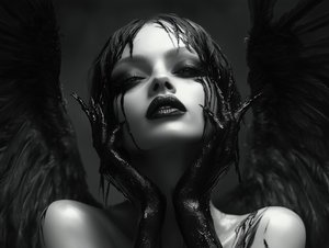 Mysterious Dark Angel