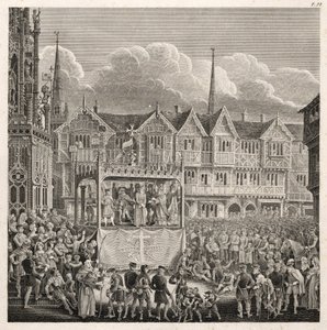 Representation of a Pageant Vehicle at the Time of Performance