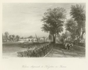 Western Approach to Kingston-on-Thames by David Hall McKewan