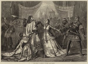 Scene from Il Talismano, at Drury Lane Theatre by David Henry Friston