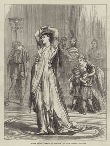 Scene from Medea in Corinth, at the Lyceum Theatre by David Henry Friston