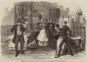 Scene from Not Such a Fool as He Looks, at the Globe Theatre by David Henry Friston