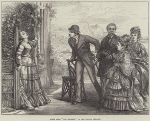 Scene from Old Soldiers at the Strand Theatre by David Henry Friston