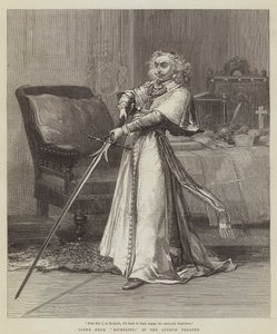 Scene from Richelieu, at the Lyceum Theatre by David Henry Friston
