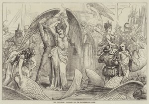 The Pantomimes, preparing for the Transformation Scene by David Henry Friston