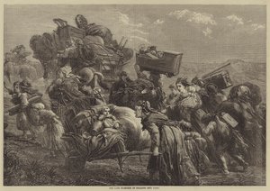 The late Stampede of Peasants into Paris by David Henry Friston