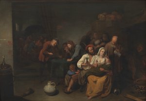 Inn Parlour with Guests by David III Rijckaert
