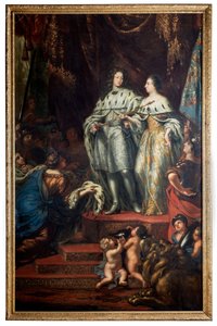Allegory of King Charles XI Receiving the Government from His Mother Hedvig Eleonora by David Klöcker Ehrenstrahl
