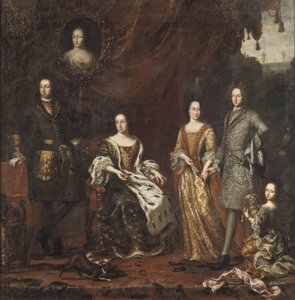 Karl XI King of Sweden with Family by David Klöcker Ehrenstrahl