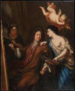 Self-portrait with Allegories by David Klöcker Ehrenstrahl