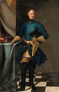 Portrait of King Charles XII of Sweden, c. 1716 by David Krafft von