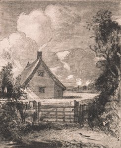 Cottage in a Cornfield by David Lucas