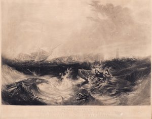 Grace Darling and her Father Rescuing the Nine Survivors from the Forfarshire