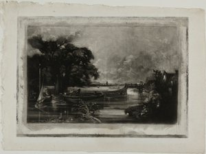 The River Stour from Various Subjects of English Landscape Scenery by David Lucas