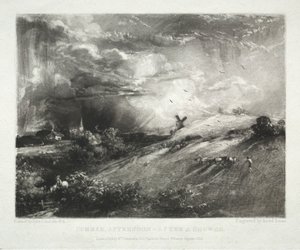 Various Subjects of Landscape, Characteristic of English Scenery...Summer Afternoon - after a Shower by David Lucas