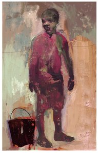Boy and Water Bucket by David McConochie