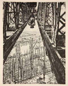 Shipyard seen from Big Crane, illustration from 