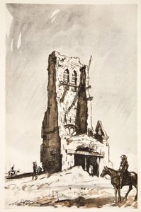 The Ruined Tower of Becordel Becourt, Illustration from 