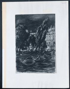 Windy Night, Stockholm by David Muirhead Bone