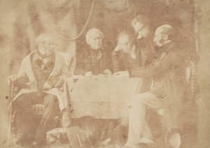 Sir David Brewster, Earle Monteith, Dr. Welsh & Two Others by Hill and Adamson
