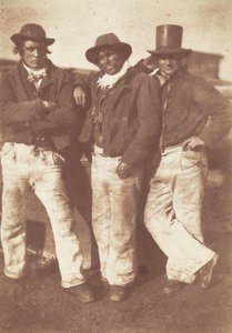 Alexander Rutherford, William Ramsay and John Linton, 1843-1847 by David Octavius Hill