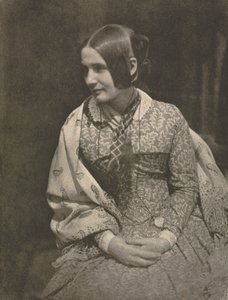 Camera Work: Lady in Flowered Dress by David Octavius Hill