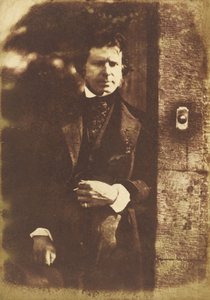 David Octavius Hill at the Gate of Rock House, Edinburgh by David Octavius Hill and Robert Adamson