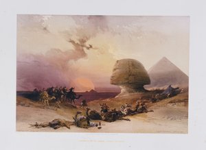 Approach of the Simoom. Desert of Gizeh, from 