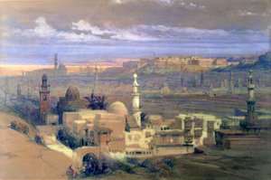 Cairo from the Gate of Citizenib, looking towards the Desert of Suez, 19th century