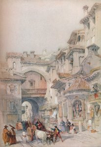 Gate of the Vivarrambla, Granada, 1830s, 1930