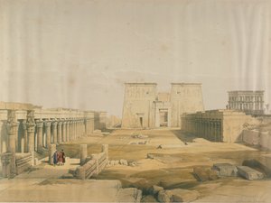 Grand Approach to the Temple of Philae, Nubia, from Egypt and Nubia, Vol.1