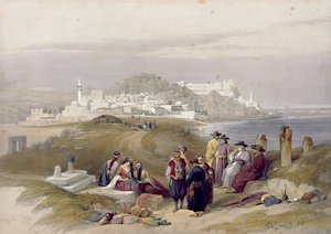 Jaffa, Ancient Joppa, April 16th 1839, Plate 61 from Volume II of 