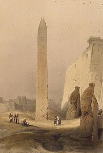 Obelisk at Luxor, from 
