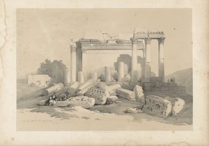 Ruins of the Eastern Portico of the Temple of Baalbek