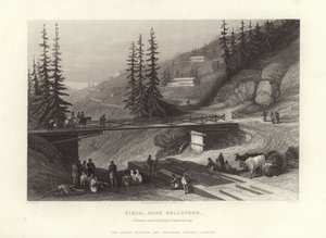 Simla, near Belaspoor by David Roberts