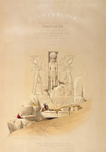 The Entrance to the Great Temple of Aboo Simble, Nubia, titlepage of Volume I of 