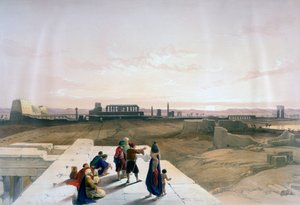 The Ruins of Karnak from the West, 19th Century