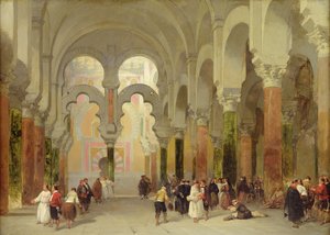 The Sanctuary of the Koran, Mosque at Cordoba, 1849 by David Roberts