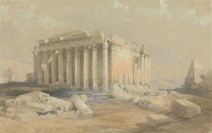 The Temple of Baalbek by David Roberts