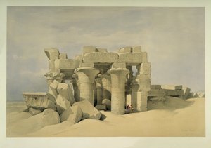 The Temple at Kom Ombo by David Roberts