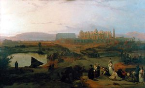 View of the Ruins of Karnak Temple