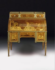 Mechanical Cylinder Bureau, the Mounts Attributed to Francois Redmond, c.1777-80
