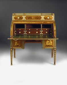 Mechanical Cylinder Bureau, the Mounts Attributed to Francois Redmond, c.1777-80