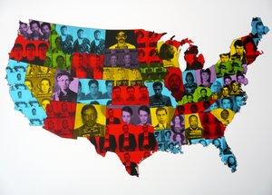 Celebrity Arrest Map by David Studwell