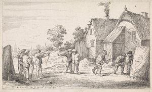 Archers (Outdoor Genre Scenes) by David Teniers (II)