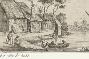 Landscape with Farm and Water