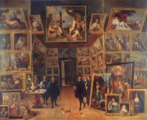 Archduke Leopold Wilhelm van Habsburg in His Art Gallery in Brussels