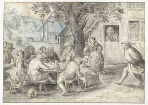 Festive Peasants, Soldiers, and Harlots